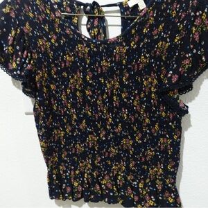 Floral Print Women's Top